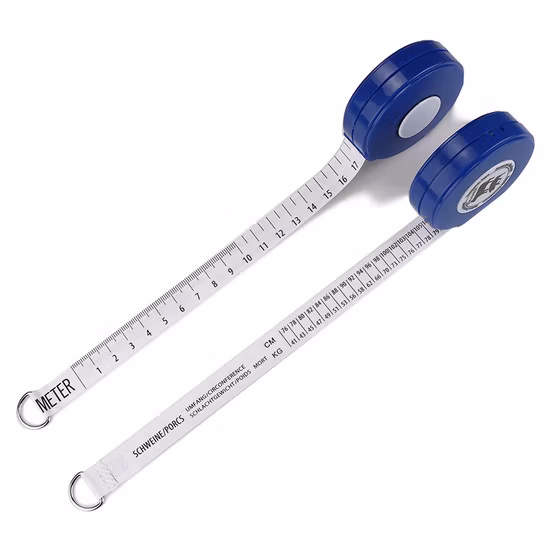 Ruban à mesurer pour animaux de poids personnalisé élastique rétractable (WT-010)